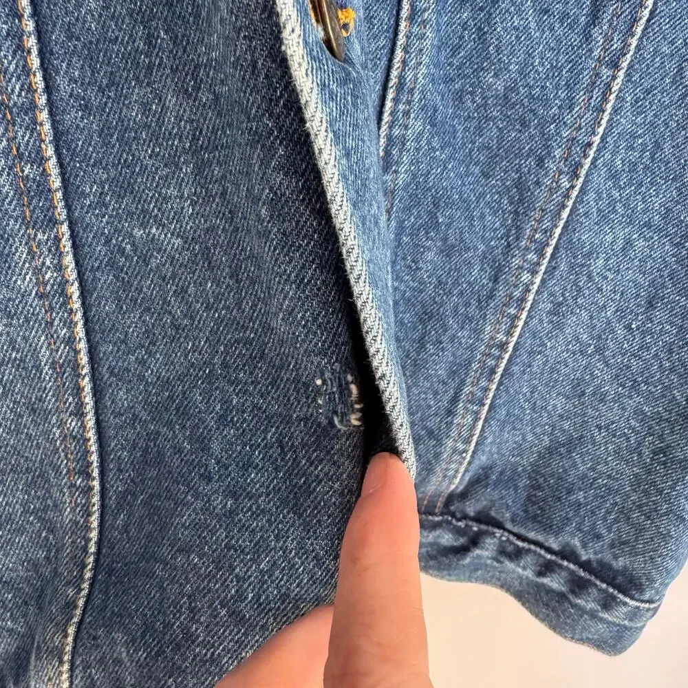 Vintage 90s Venezia Sportswear Denim Jacket Men’s 2XL 3XL Trucker Jean Coat Y2K